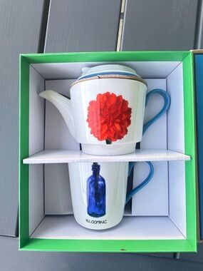 Spode Kit Kemp Doodles Tea for One set